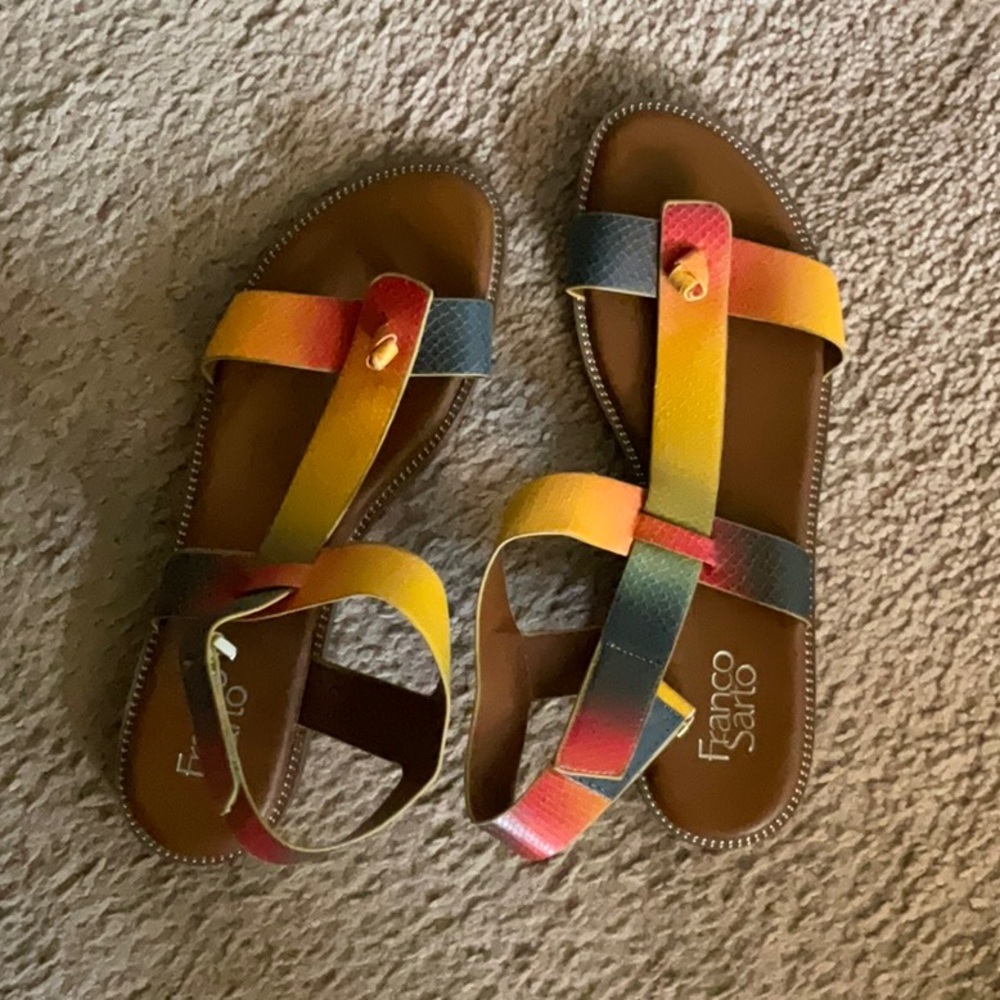 Velcro sandals never worn